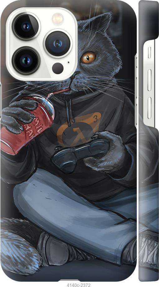 

Чехол на iPhone 13 Pro gamer cat