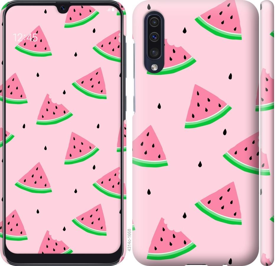 

Чехол на Samsung Galaxy A50 2019 A505F Розовый арбуз
