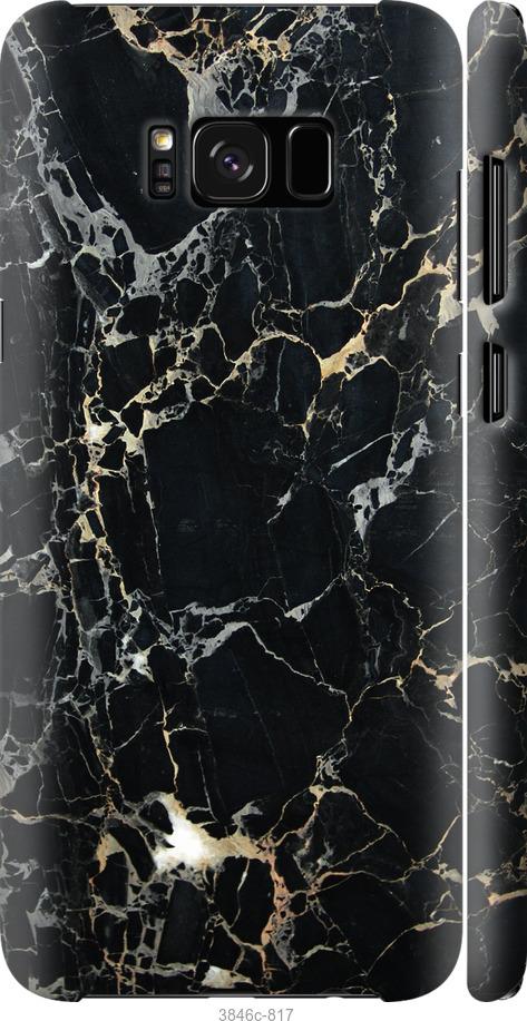 

Чехол на Samsung Galaxy S8 Plus Черный мрамор