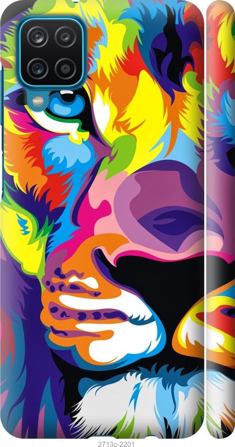 

Чохол на Samsung Galaxy A12 A125F Різнобарвний лев