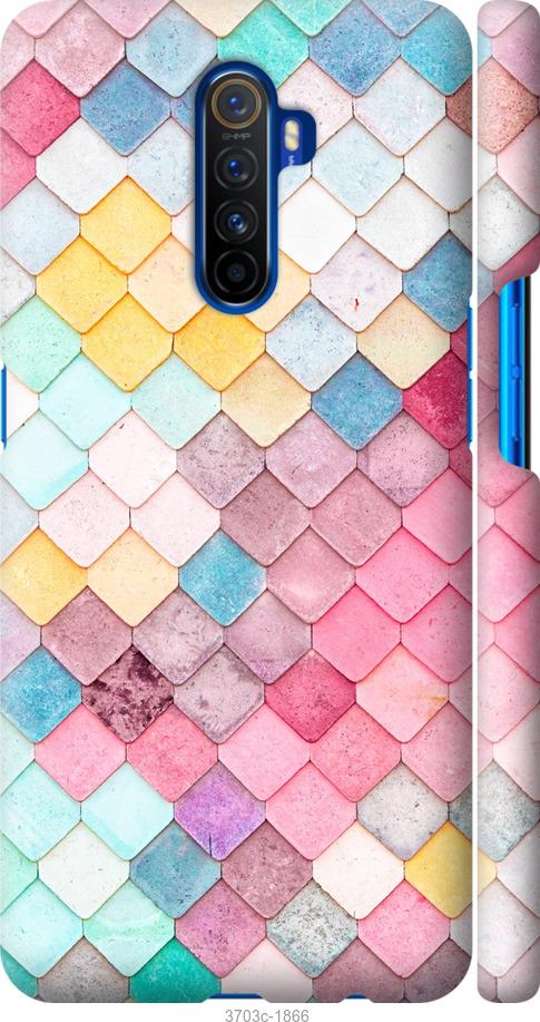 

Чехол на Realme X2 Pro Красочная черепица