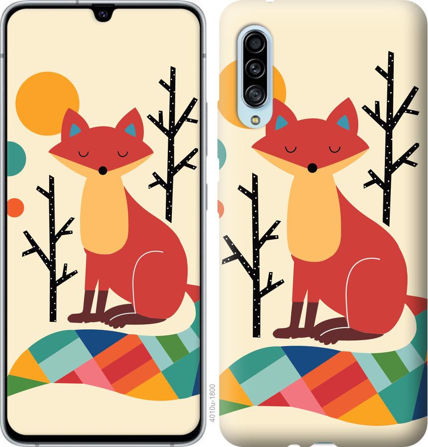 

Чехол на Samsung Galaxy A90 5G Rainbow fox