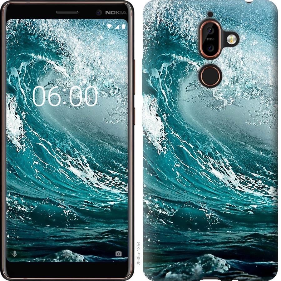 

Чохол на Nokia 7 Plus Морська хвиля