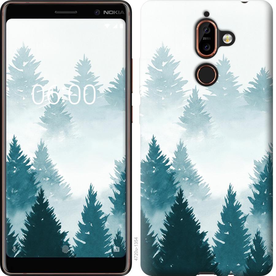 

Чохол на Nokia 7 Plus Акварельні Ялинки