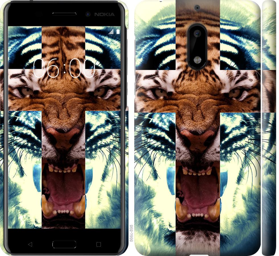 

Чохол на Nokia 6 Злий тигр