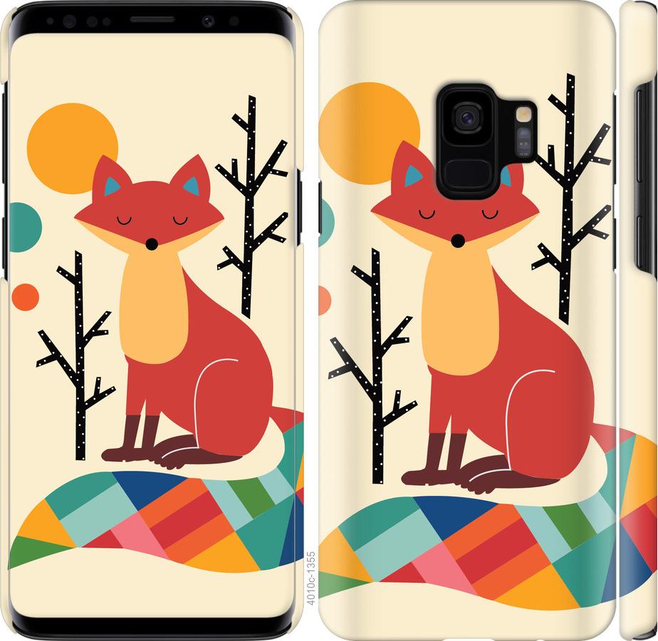 

Чехол на Samsung Galaxy S9 Rainbow fox