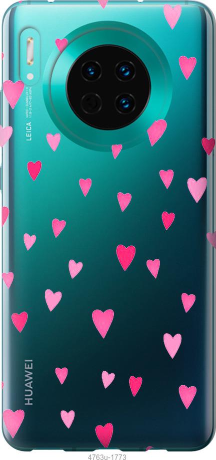 

Чехол на Huawei Mate 30 Сердечки 2