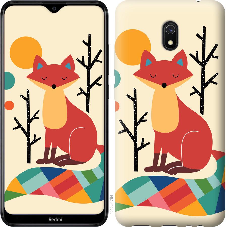 

Чехол на Xiaomi Redmi 8A Rainbow fox