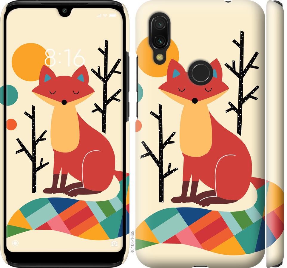 

Чехол на Xiaomi Redmi 7 Rainbow fox
