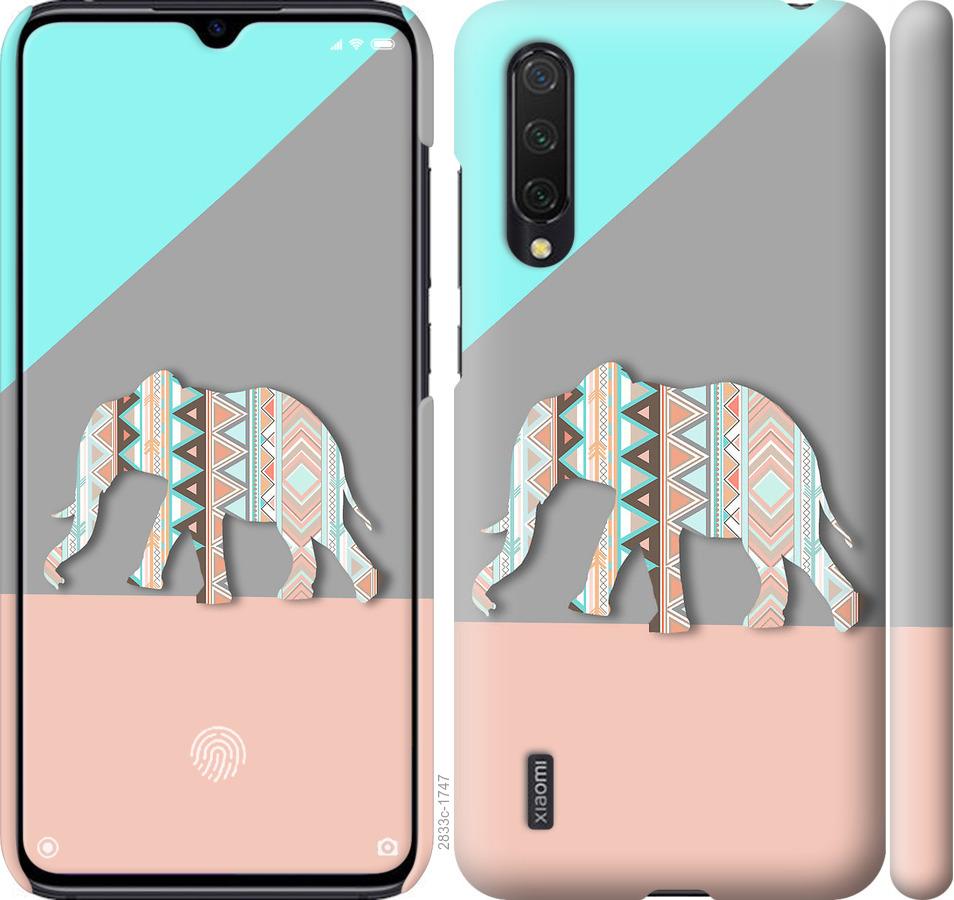 

Чохол на Xiaomi Mi 9 Lite Візерунчастий слон