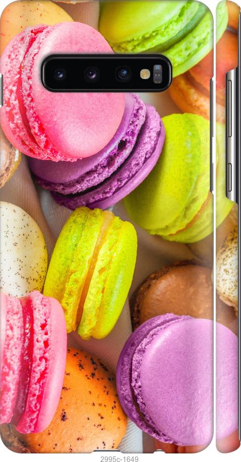 

Чехол на Samsung Galaxy S10 Plus Макаруны