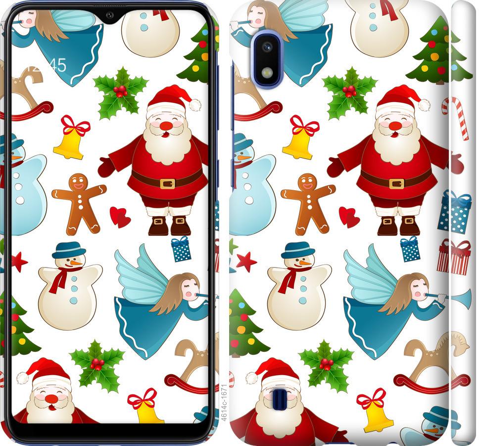

Чехол на Samsung Galaxy A10 2019 A105F Новогодний 1