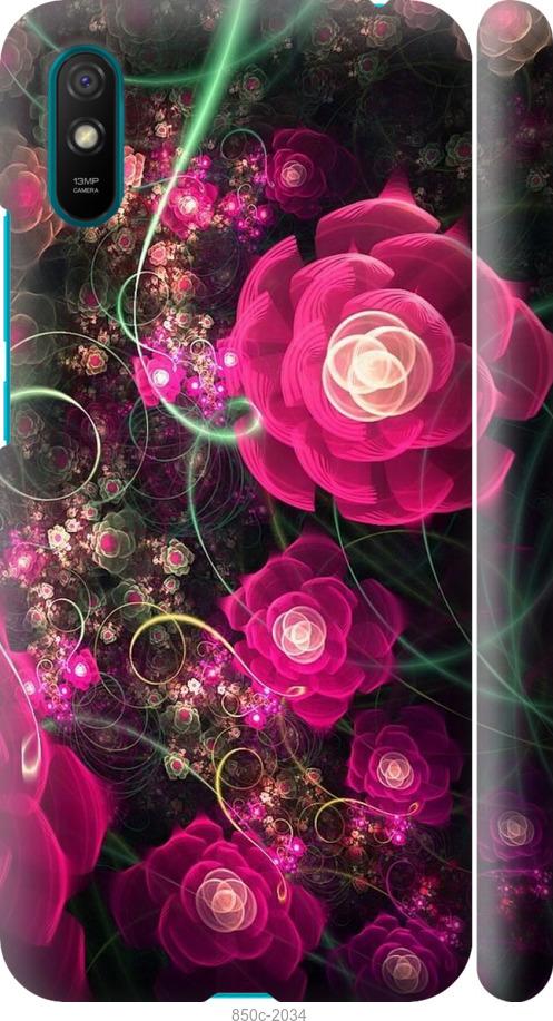 Чохол на Xiaomi Redmi 9A Абстрактні квіти 3
