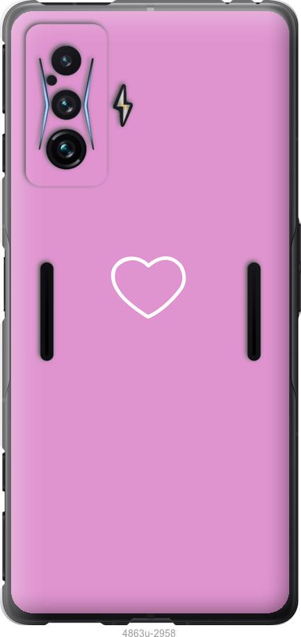 Чохол на Xiaomi Poco F4 GT серце 2