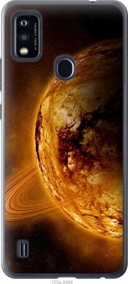 

Чохол на ZTE Blade A51 Жовтий Сатурн