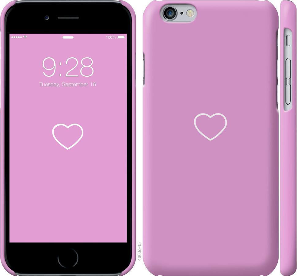 Чехол на iPhone 6s Сердце 2