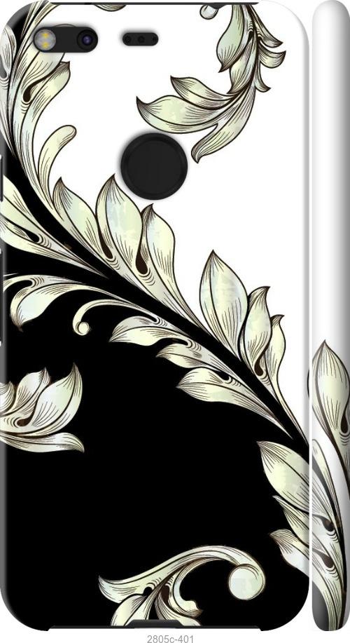 

Чехол на Google Pixel XL White and black 1