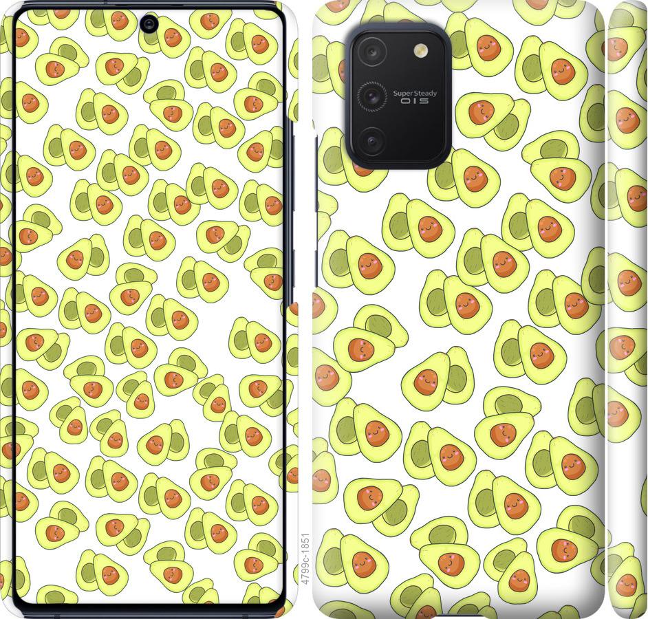 Чехол на Samsung Galaxy S10 Lite 2020 Весёлые авокадо
