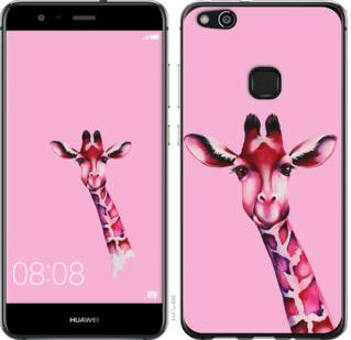 

Чохол на Huawei P10 Lite Рожева жирафа