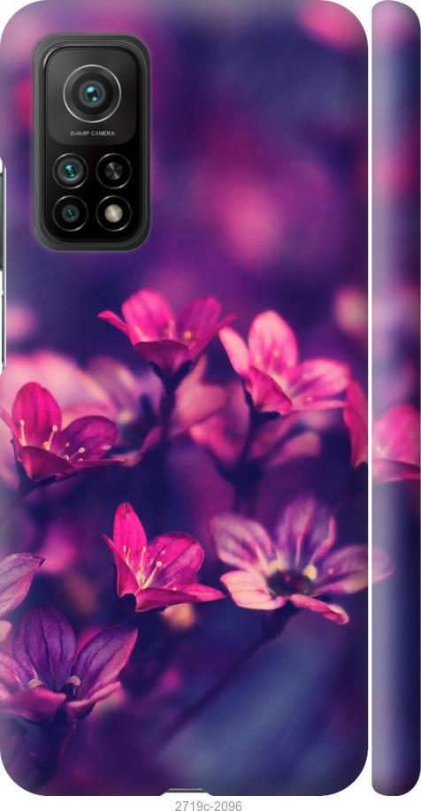 

Чехол на Xiaomi Mi 10T Пурпурные цветы