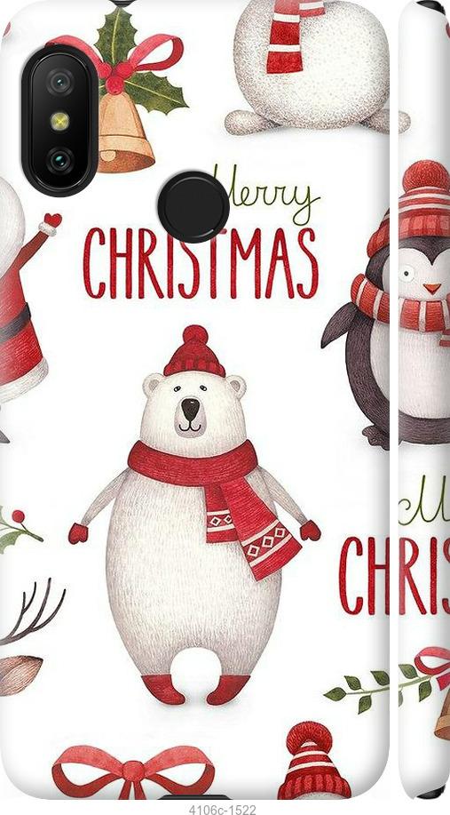 

Чехол на Xiaomi Redmi 6 Pro Merry Christmas