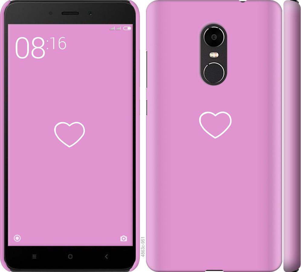 

Чохол на Xiaomi Redmi Note 4X серце 2