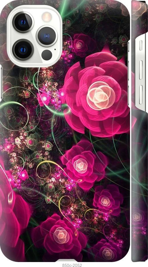 Чехол на iPhone 12 Абстрактные цветы 3