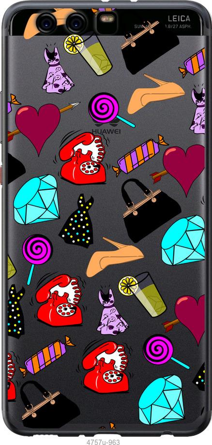 

Чохол на Huawei P10 Plus stickers