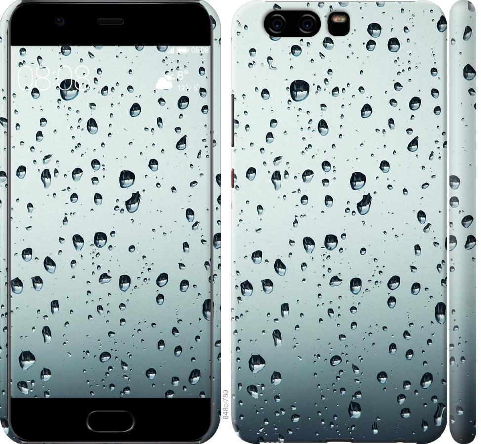 

Чохол на Huawei P10 Скло у краплях