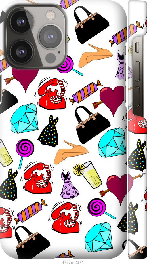 Чехол на iPhone 13 Pro Max stickers