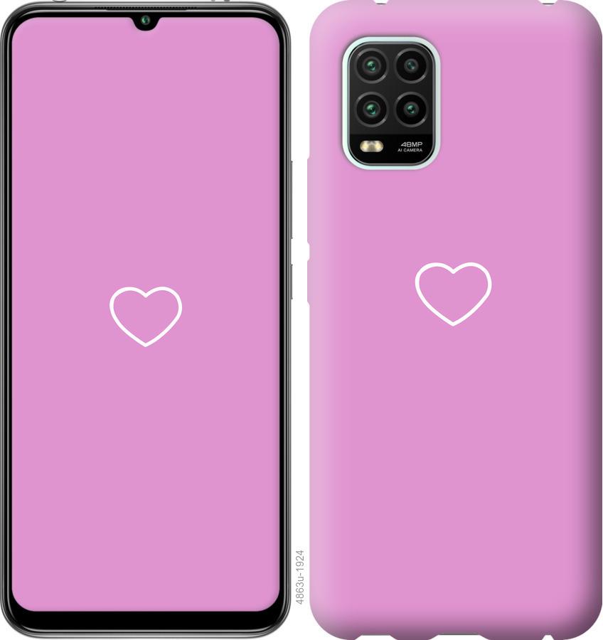 Чехол на Xiaomi Mi 10 Lite Сердце 2