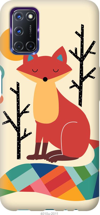 

Чехол на Oppo A72 Rainbow fox