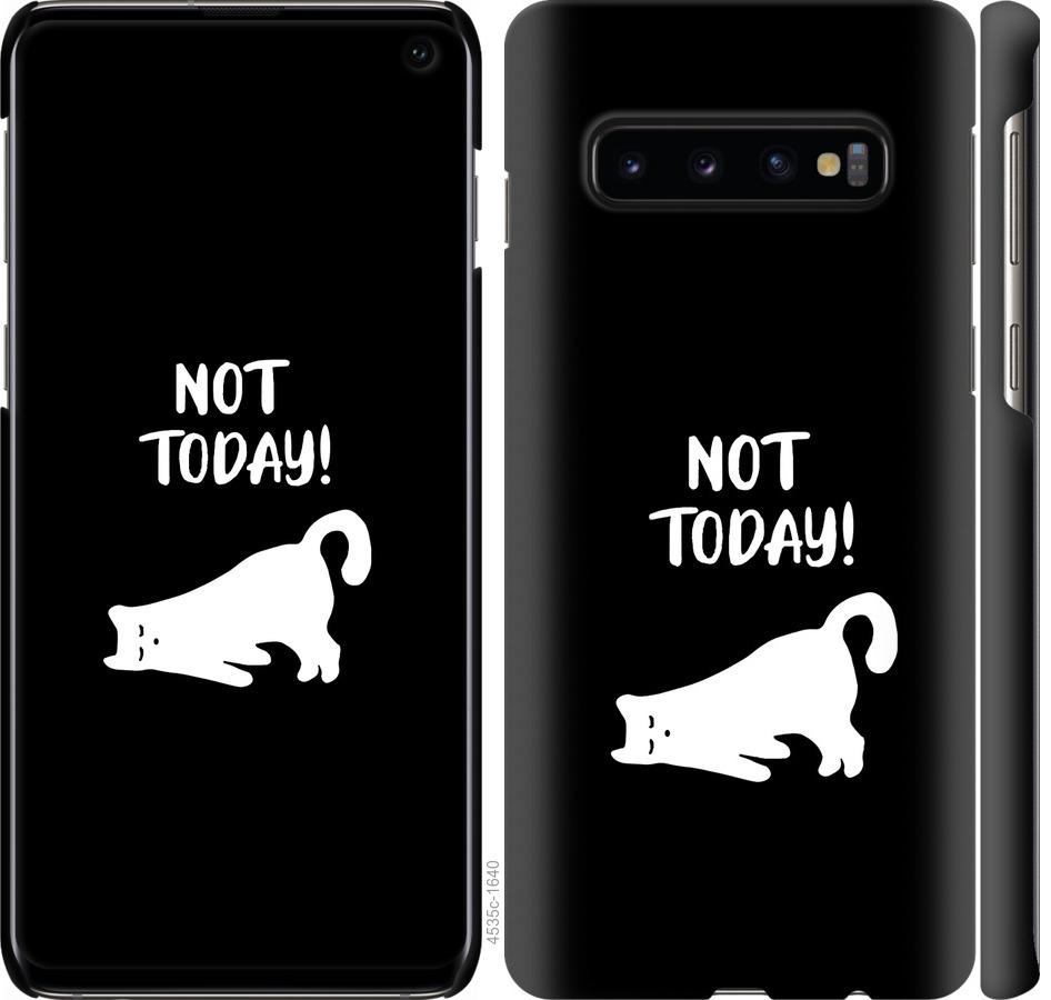 

Чохол на Samsung Galaxy S10 Втомлений кіт