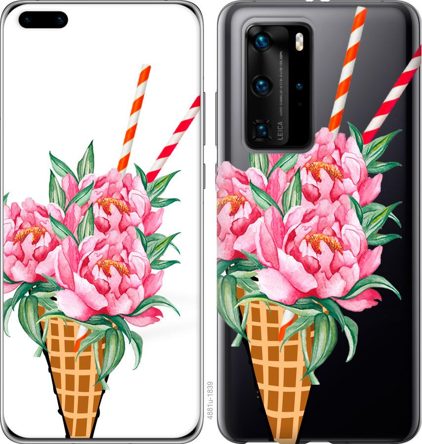 

Чохол на Huawei P40 Pro Морозиво-піони