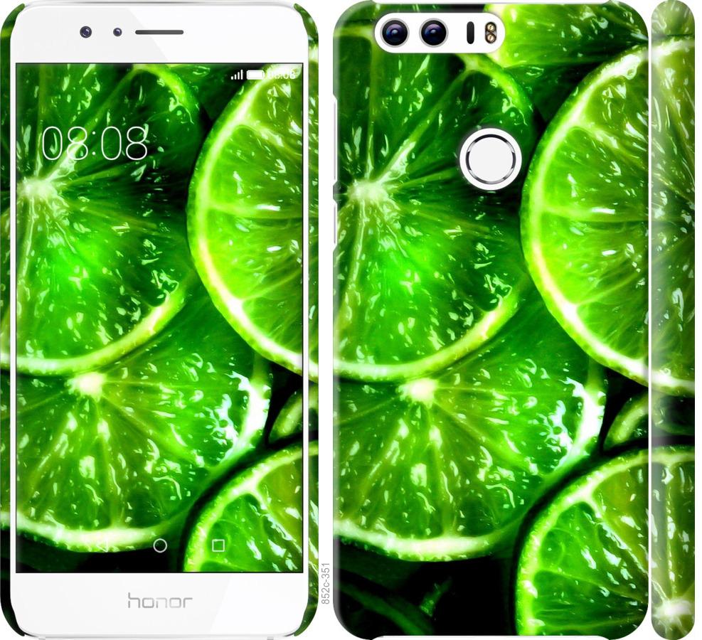 

Чохол на Huawei Honor 8 Зелені часточки лимона