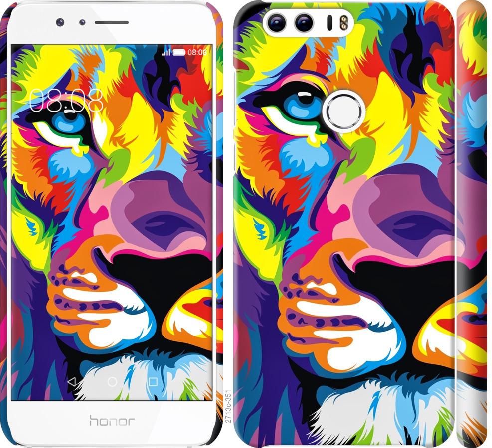 

Чохол на Huawei Honor 8 Різнобарвний лев