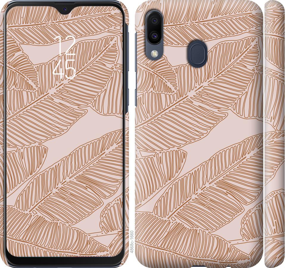 

Чехол на Samsung Galaxy M20 Листья банана