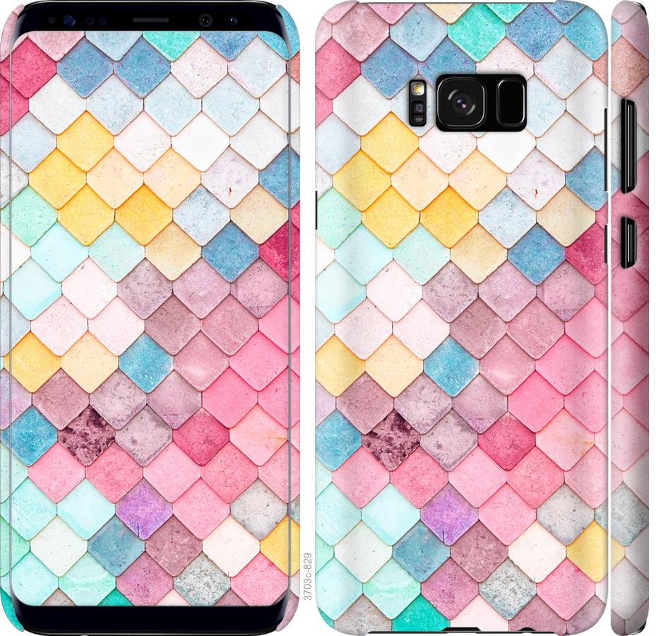 

Чехол на Samsung Galaxy S8 Красочная черепица