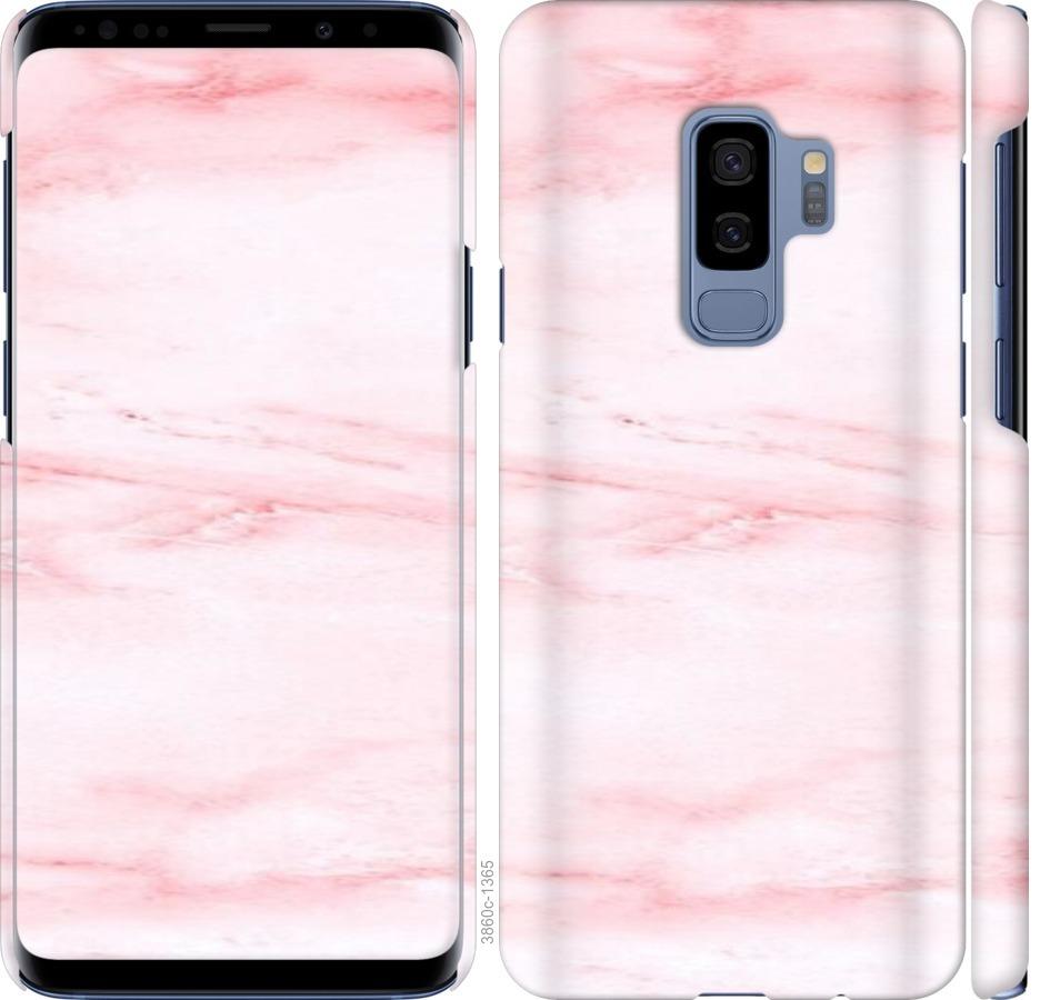 

Чехол на Samsung Galaxy S9 Plus розовый мрамор