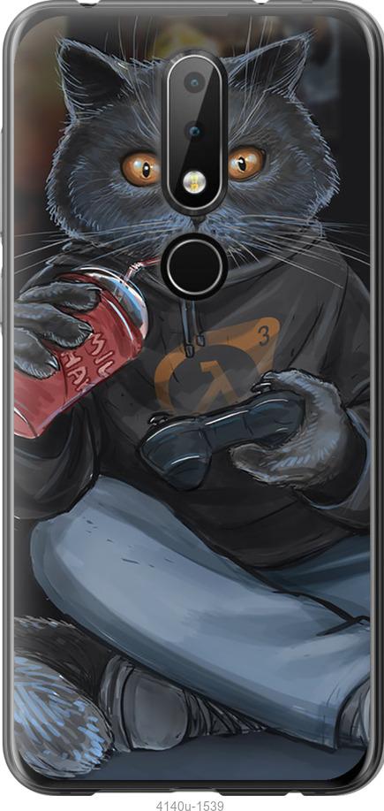 

Чехол на Nokia 6.1 Plus gamer cat