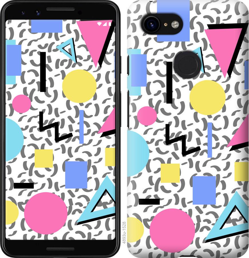 

Чехол на Google Pixel 3 Color shapes