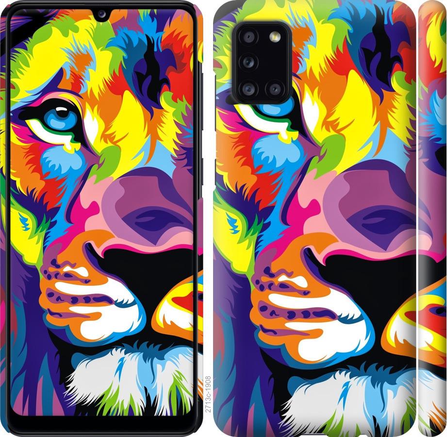 

Чохол на Samsung Galaxy A31 A315F Різнобарвний лев