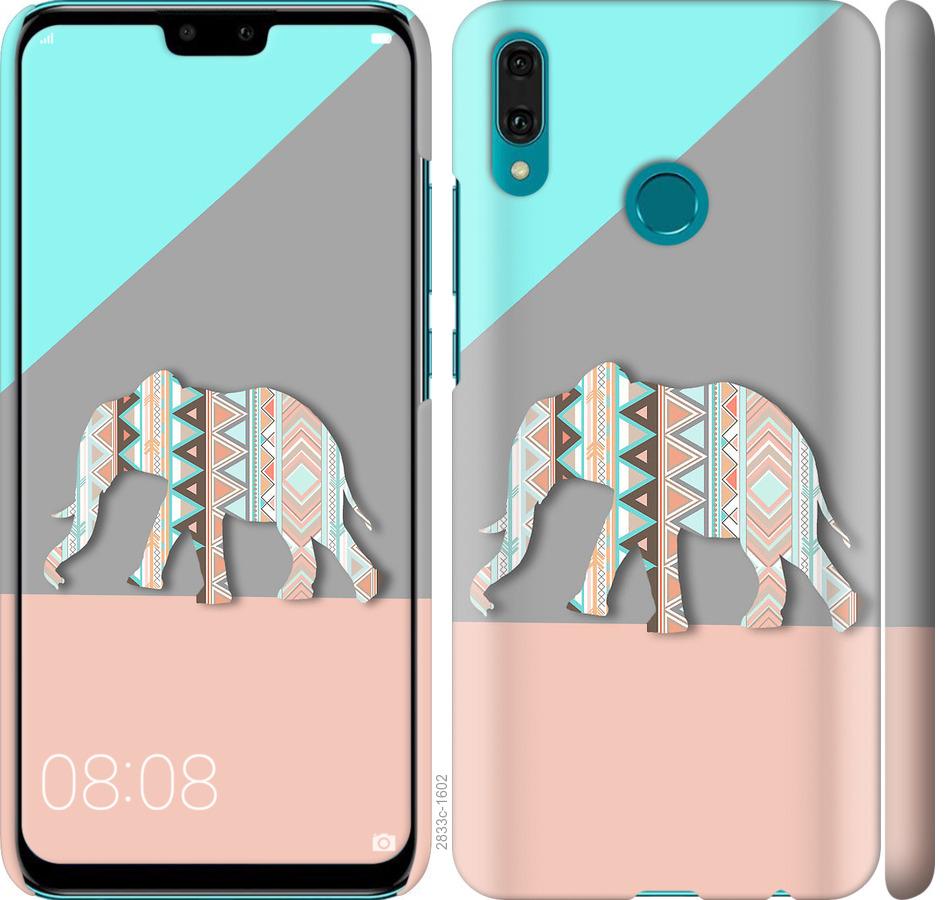 

Чохол на Huawei Y9 2019 Візерунчастий слон