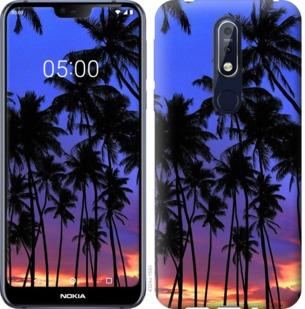 

Чехол на Nokia 7.1 Пальмы