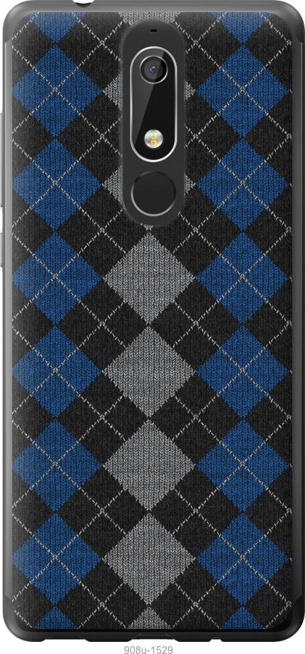 

Чехол на Nokia 5.1 Вязаный узор