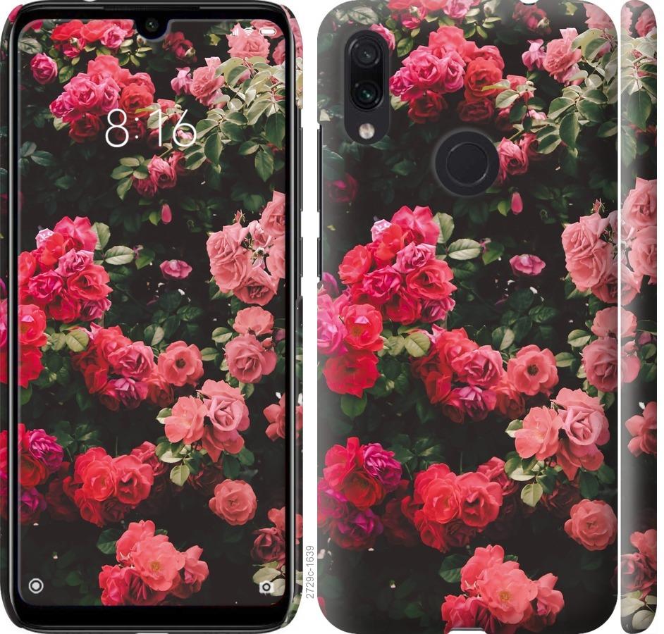 

Чехол на Xiaomi Redmi Note 7 Куст с розами