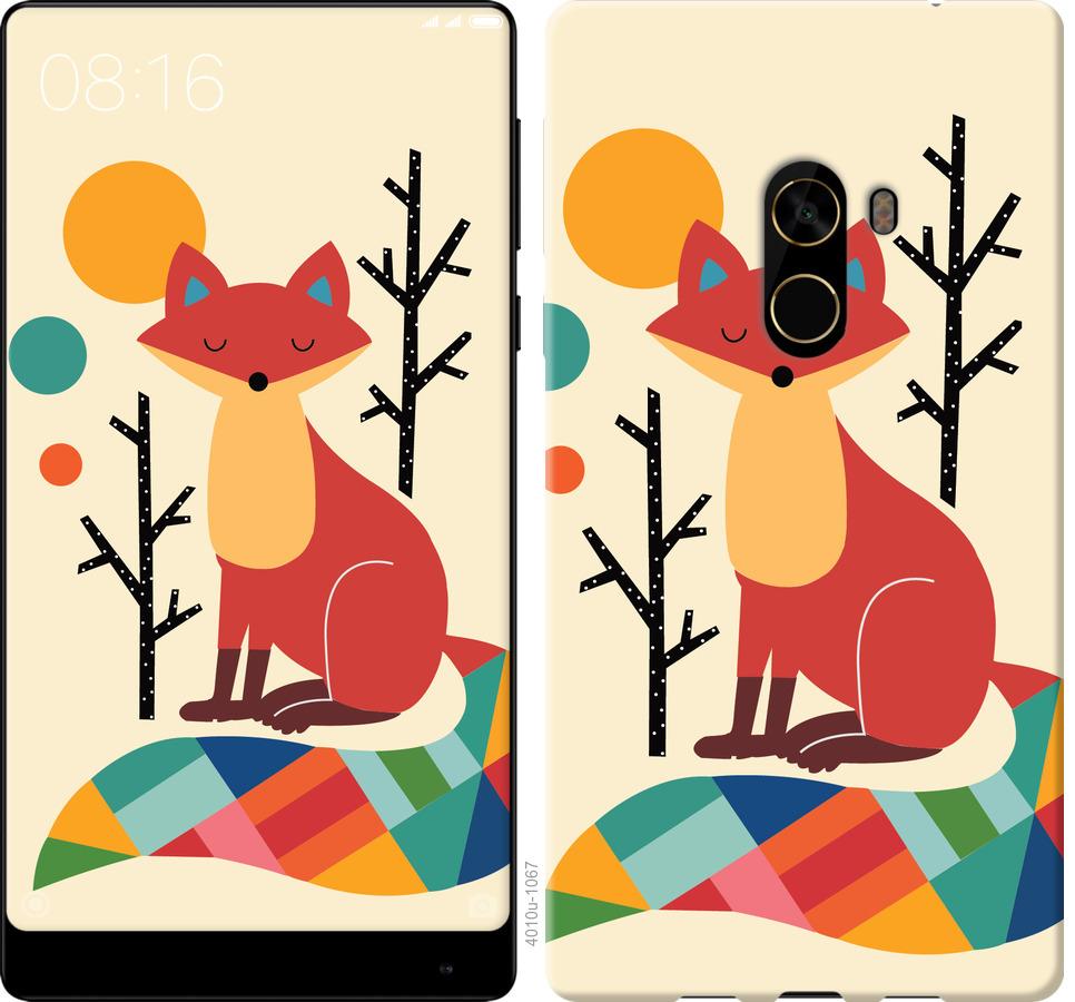 

Чехол на Xiaomi Mi MiX 2 Rainbow fox