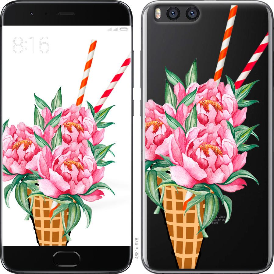 

Чохол на Xiaomi Mi Note 3 Морозиво-піони