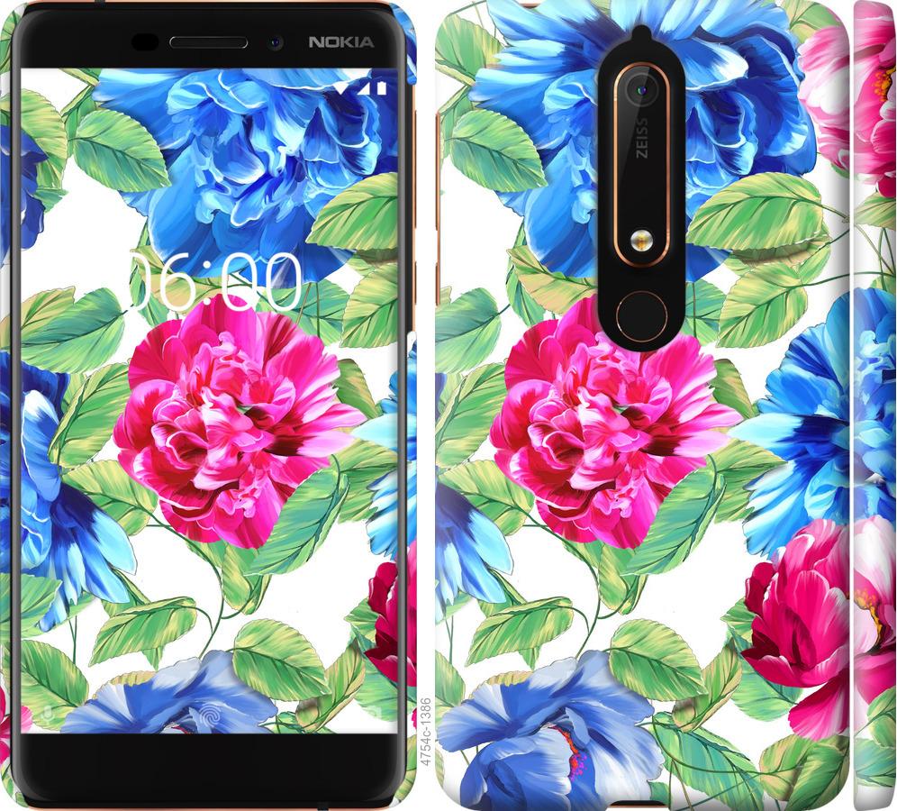 

Чохол на Nokia 6 2018 квіти 21