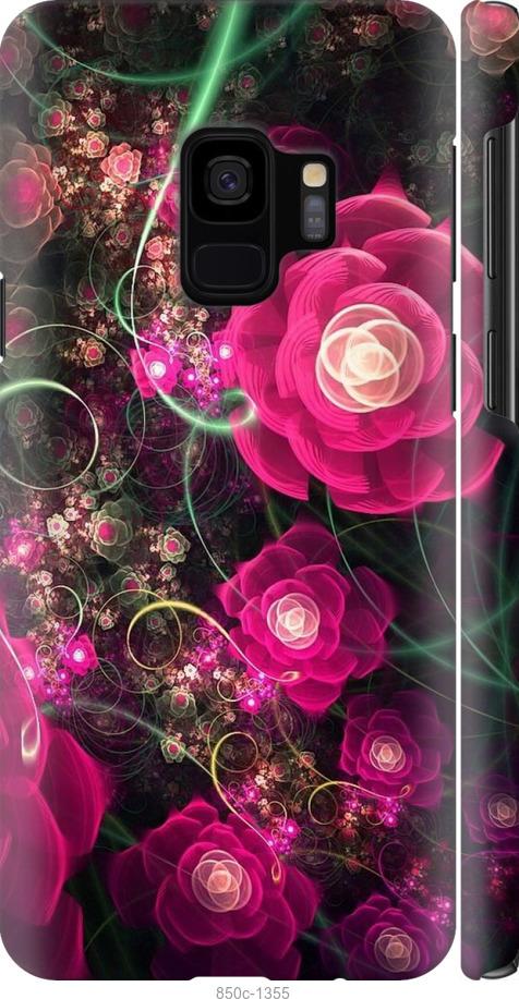 Чехол на Samsung Galaxy S9 Абстрактные цветы 3